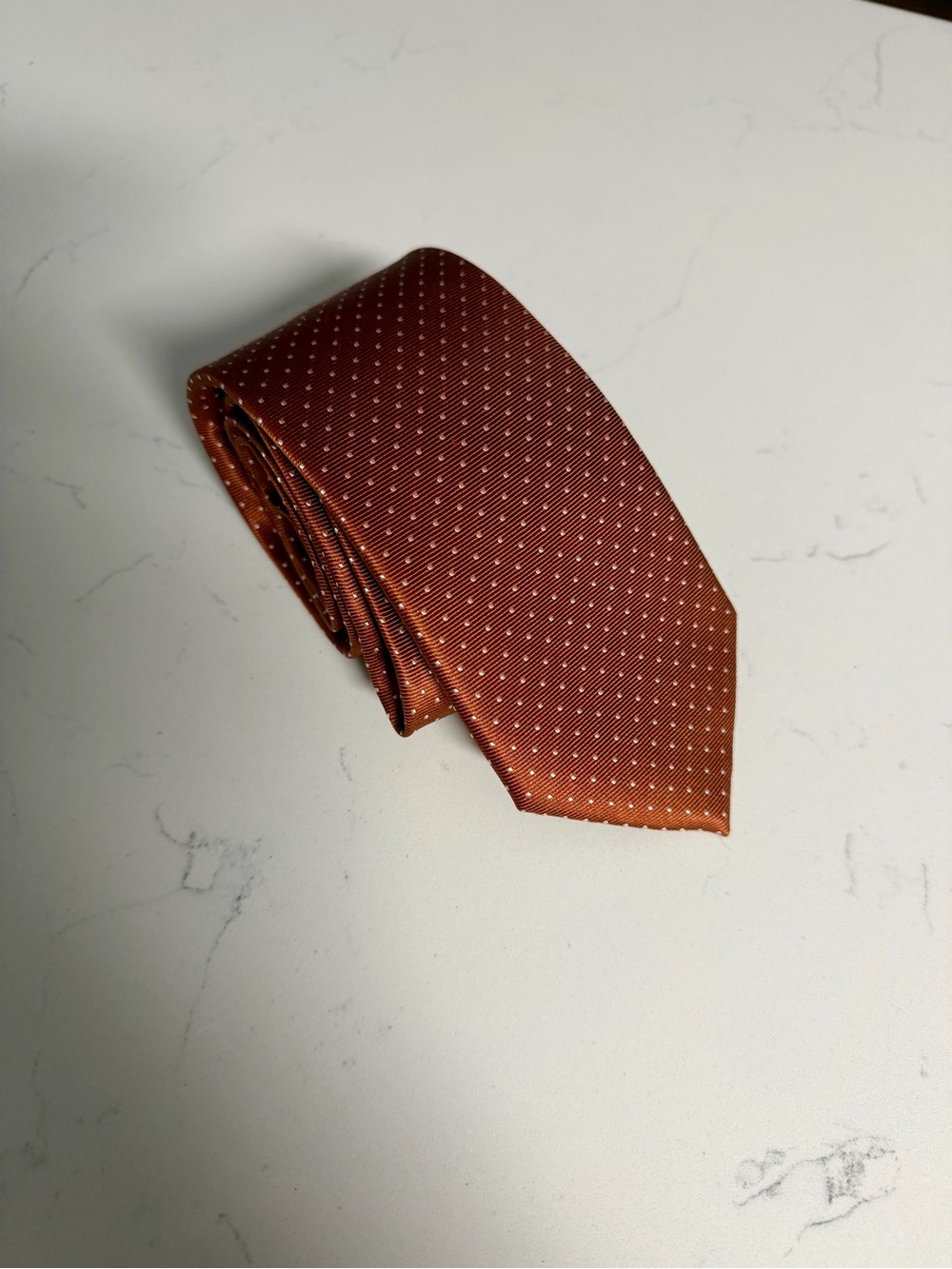 The Tie Bar Orange Dot Tie